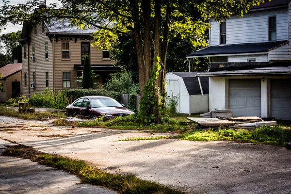 Run-down residences in Bairs, Pennsylvania, — Stock Photo, Image