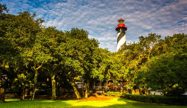 St. Augustine Lighthouse, in St. Augustine, Florida. — Stock Photo, Image