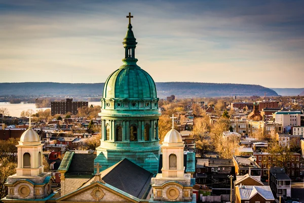 The Cathedral Parish of Saint Patrick seen from the South Street — Stock Photo, Image