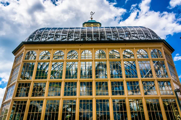 The Howard Peters Rawlings Conservatory in Druid Hill Park, Balt — Stock Photo, Image