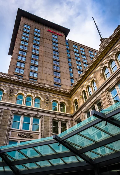 Het marriot in het centrum van lancaster, pennsylvania. — Stockfoto