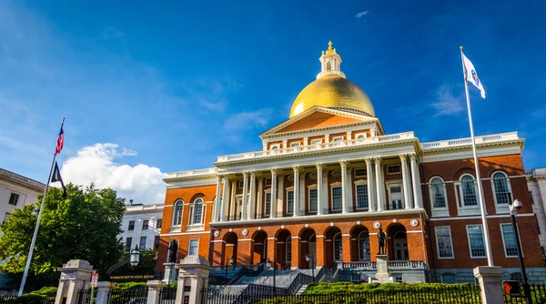 A Massachusetts State House em Boston . — Fotografia de Stock