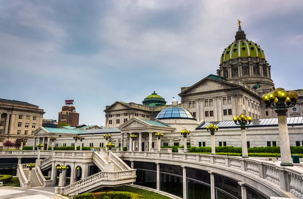 The Pennsylvania State Capitol in Harrisburg, Pennsylvania. — Stock Photo, Image