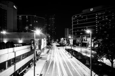 trafik ve charles Street'te binaları geceleri, iç 