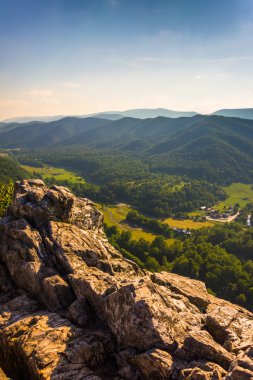 profil seneca kayalar, monongahela Ulusal Ormanı, Batı bakire