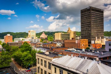 asheville, Kuzey caro otoparkta binaların görünümünü