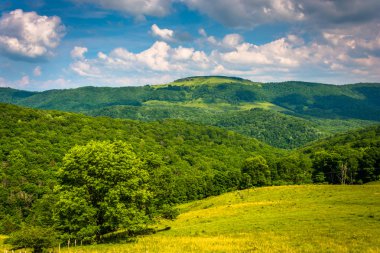 tepeler ve dağlar kırsal potomac Highlands bizim görünümü