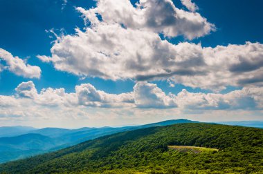 blue ridge Dağlarının kuzey görünümünü marshall, shenand