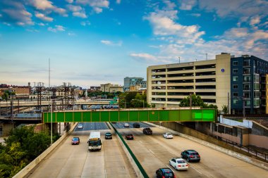 Baltimore, maryland expressway jones görünümünü düşüyor. 
