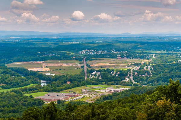 Vue de Front Royal, Virginie depuis Skyline Drive à Shenandoah N — Photo