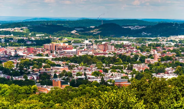 Vue de York, Pennsylvanie, depuis le sommet du monde . — Photo