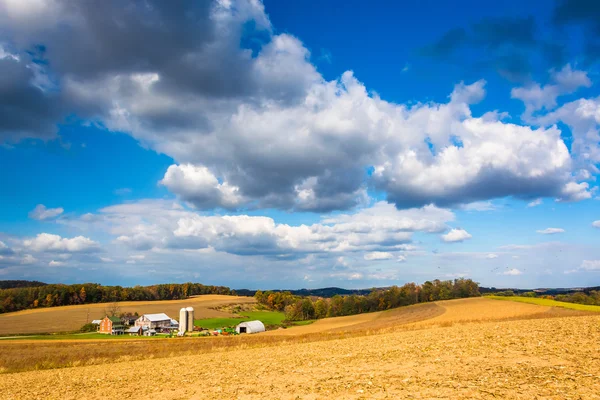 View of a farm near Glen Rock, Pennsylvania. — Stock Photo, Image