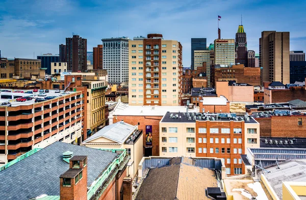 Baltimore, maryland otoparkta manzarası görünümünü — Stok fotoğraf