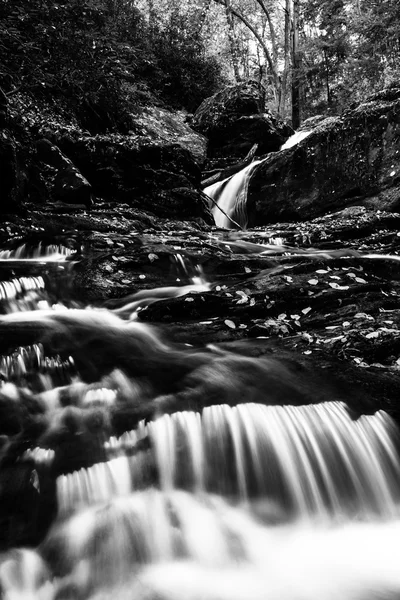 Waterfalls and cascades on Oakland Run, near the Susquehanna Riv — Stock Photo, Image