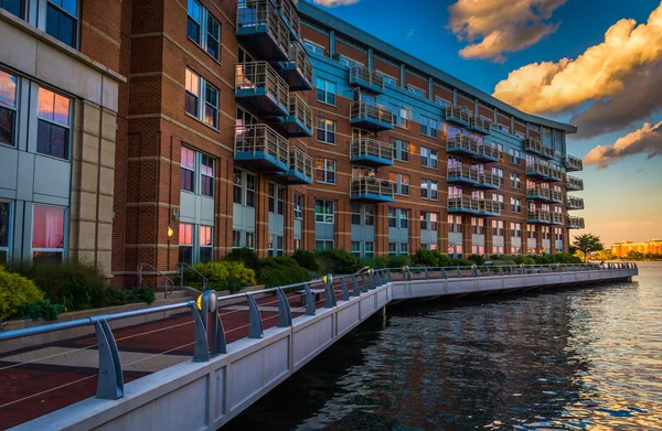 Battery Wharf, em Boston, Massachusetts . — Fotografia de Stock