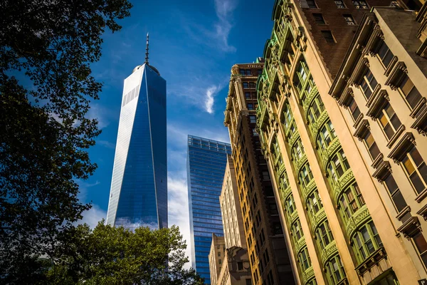 One World Trade Center et d'autres bâtiments dans le Lower Manhattan, N — Photo