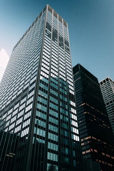 Wieżowce przy park avenue, na Manhattanie, Nowy Jork. — Zdjęcie stockowe