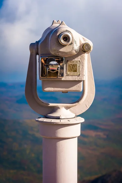 Teleskop monety na Mount Washington biały Mountai — Zdjęcie stockowe