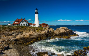 Portland kafa feneri ve Fort Williams, Atlantik Okyanusu