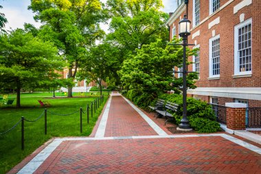 tuğla geçit ve bina John hopkins Üniversitesi, baltimore