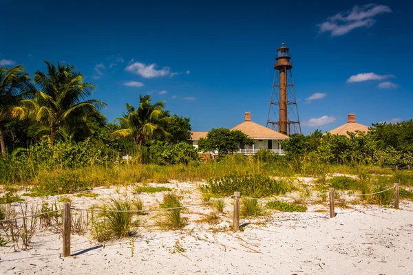 Faro de Sanibel Island, en Sanibel, Florida . — Foto de Stock