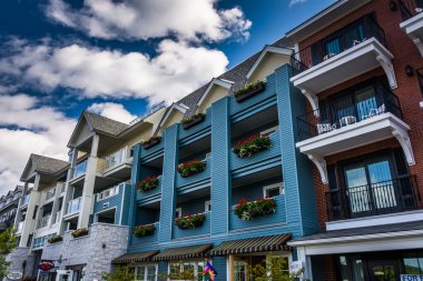 Otel şehir merkezinde Bar Harbor, Maine.