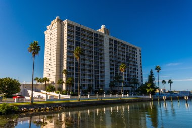 Waterfront apartmanın Clearwater, Florida.