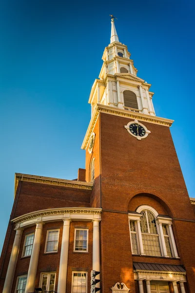 Park Street Church i Boston, Massachusetts. — Stockfoto