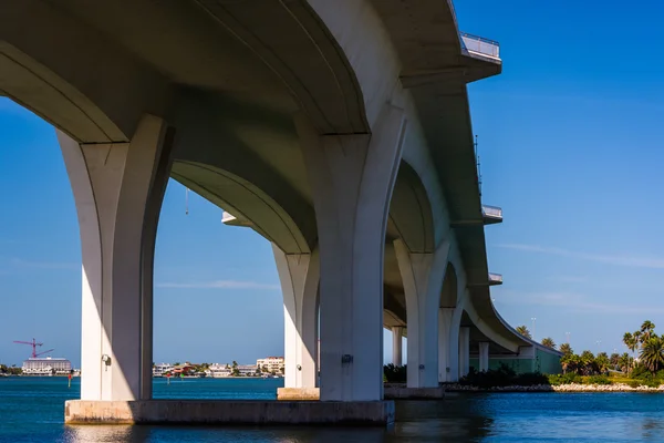 Clearwater Memorial Causeway, w Clearwater, Floryda. — Zdjęcie stockowe