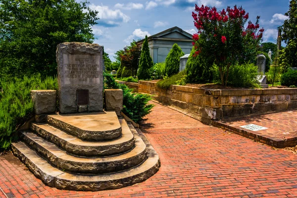 Gravar på Oakland kyrkogården i Atlanta, Georgia. — Stockfoto