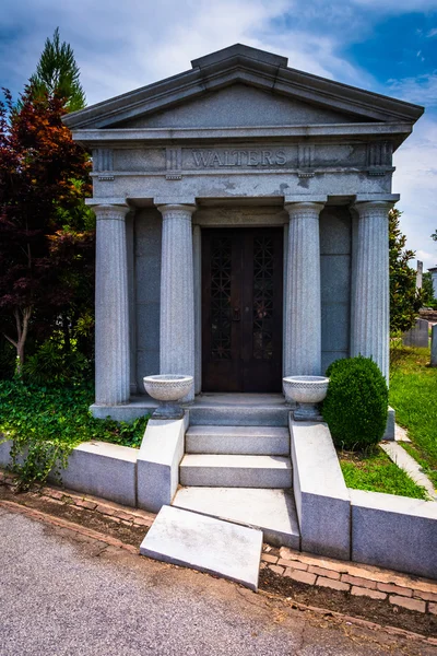 Mausoleum at Oakland Cemetary in Atlanta, Georgia. — Stock Photo, Image