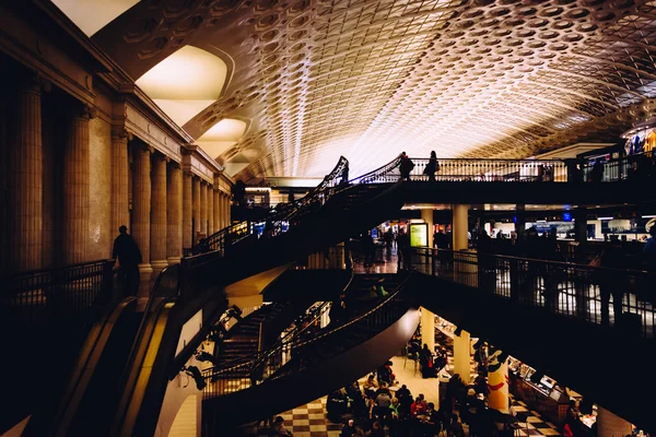 O interior da Union Station, em Washington, DC . — Fotografia de Stock