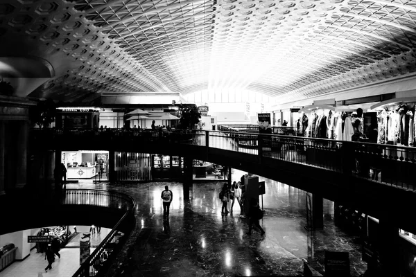 El interior de Union Station, en Washington, DC . — Foto de Stock