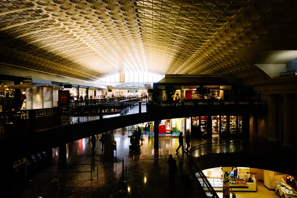 Interiören i union station i washington, dc. — Stockfoto