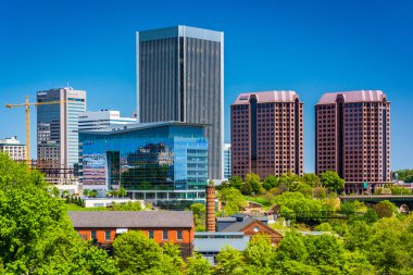 Richmond, Virginia manzarası görünümünü.