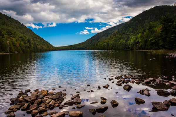 Bubbla dammen, på Acadia National Park, Maine. — Stockfoto