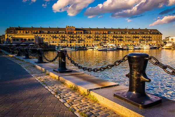 Льюїс wharf, в Бостоні, штат Массачусетс. — стокове фото