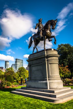 Boston, Massachuse Commons'da George Washington heykeli