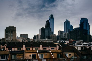 philadelphia, penns otoparkta manzarası görünümünü