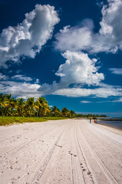 Smathers Beach v Key West na Floridě. — Stock fotografie
