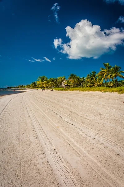 Praia de Smathers, em Key West, Florida . — Fotografia de Stock