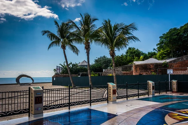 The African Burial Ground at Higgs Beach in Key West, Florida. — Stock Photo, Image