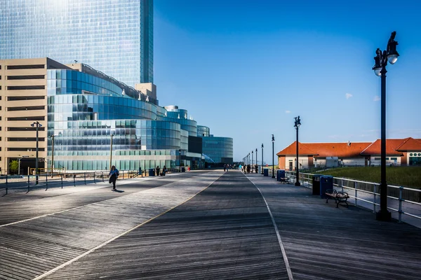 The Boardwalk в Атлантик-Сити, Нью-Джерси . — стоковое фото