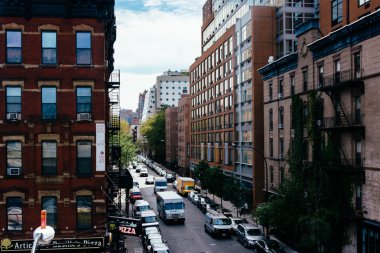 chelsea Manhattan, yeni y yüksek hat üzerinden görülen binalarda