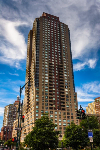 Rascacielos en Battery Park City, Manhattan, Nueva York . — Foto de Stock