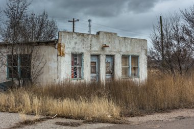 Moriarty, New Mexico'da bina terk.