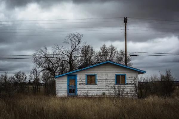 Verlassenes Haus in moriarty, new mexico. — Stockfoto