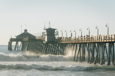 Balıkçılık iskele Imperial Beach, California.