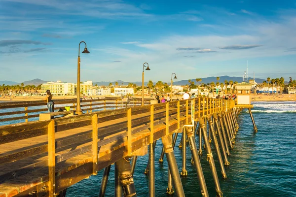 De visserij pier, in Imperial Beach, Californië. — Stockfoto