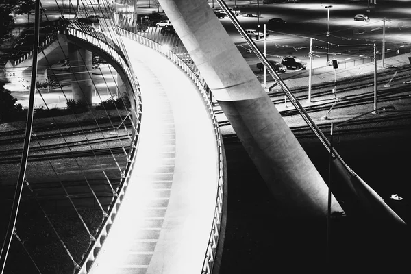 Architectural details of the Harbor Drive Pedestrian Bridge at n — Stock Photo, Image